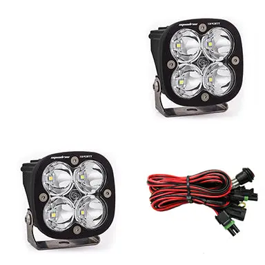 Baja Designs 557801 Squadron Sport Led Light Pod Pair – Clear Lens, Spot Beam Pattern 1