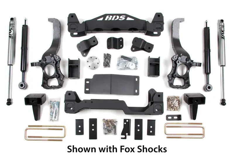 Bds Suspension 6-Inch Lift Block Kit – Compatible With 2009–2010 Ford F-150 4Wd 1