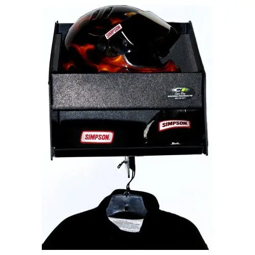 Clear One Racing Tc151 Deluxe 1-Bay Helmet Storage Unit With Integrated Shelf 1