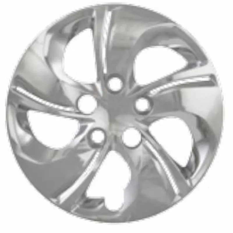 Coast To Coast 15-Inch Twisted Spoke Wheel Set – Silver Plastic, 4-Pack 1