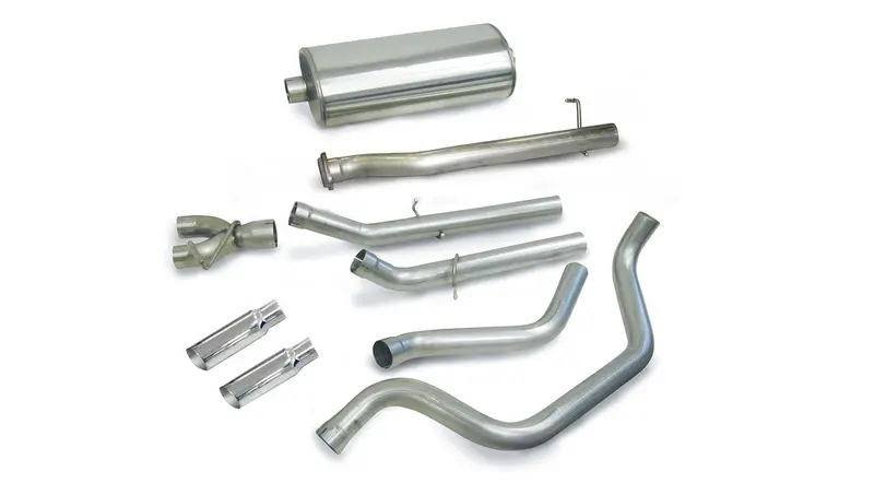 Corsa Performance 24275 Cat-Back Exhaust System – 3-Inch Dual Exit, 4-Inch Slash-Cut Tips, Stainless Steel – Fits 1999–2006 Chevy Silverado/Sierra 1500 V8 1