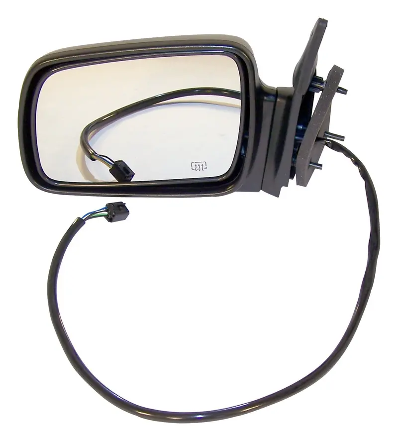 Crown Automotive 4883023 Power-Heated Driver-Side Door Mirror For Jeep – Black, Excludes Limited Trim 1