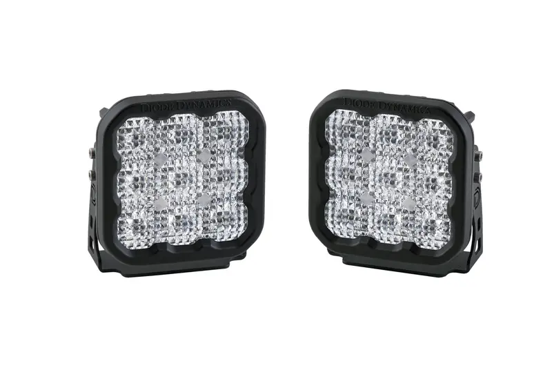 Diode Dynamics Dd6776P Ss5 Led Pro Flood Light Pod Pair – White Output, Compact Housing 1