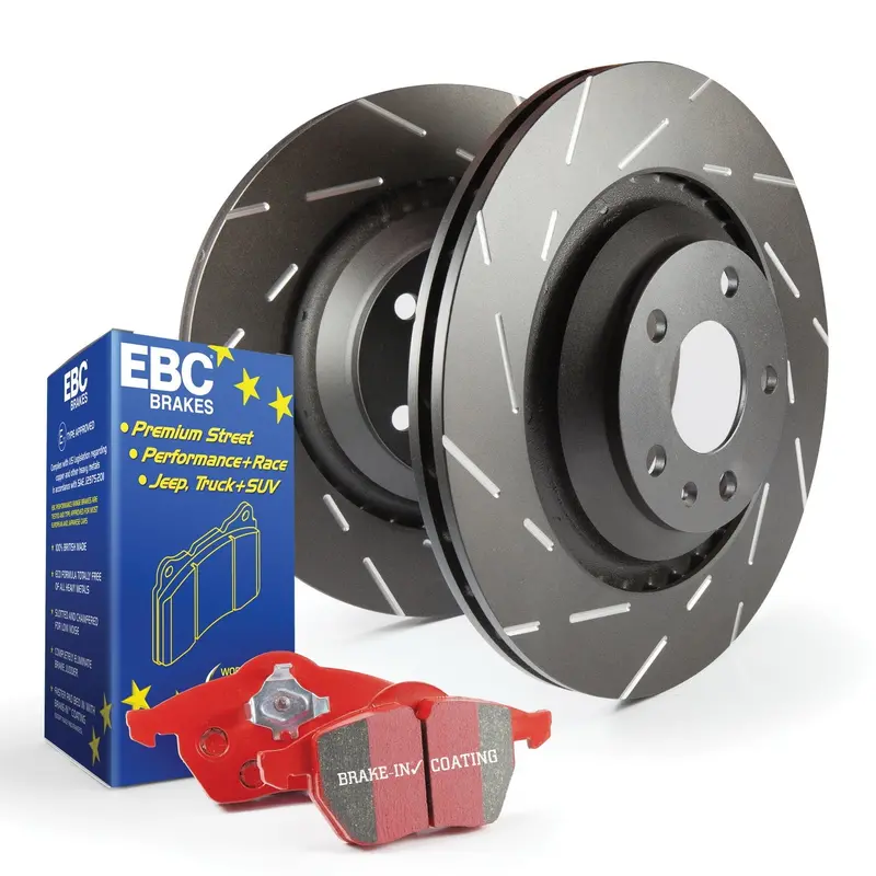 Ebc Brakes S4Kr1281 Redstuff Performance Brake Kit With Usr Slotted Rotors 1