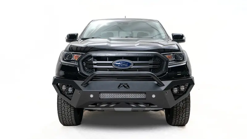 Fab Fours Fr19-D4852-B Vengeance Pre-Runner Front Bumper – Uncoated, Paint-Ready Steel 1