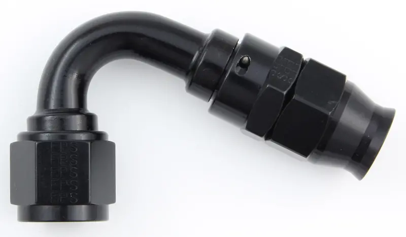 Fragola 681208-Bl Ptfe-Coated 120° Hose Fitting – -8 An, Black 1
