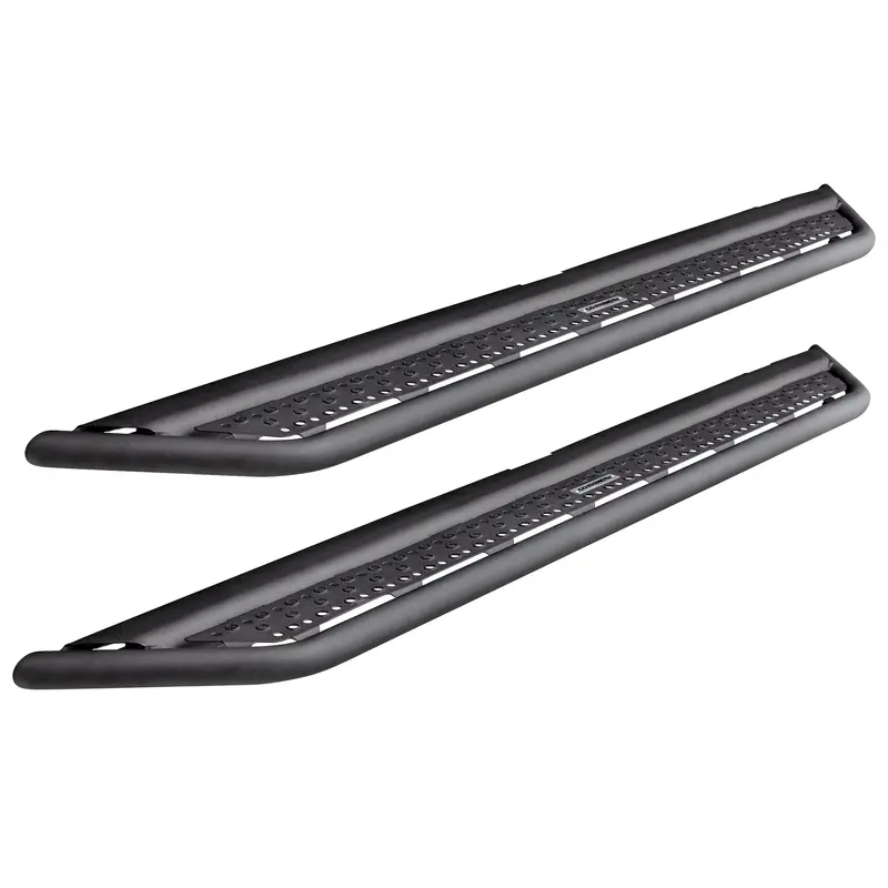 Go Rhino D64926T 6-Inch Wide Steel Side Steps With Rocker Panel Protection Function 1