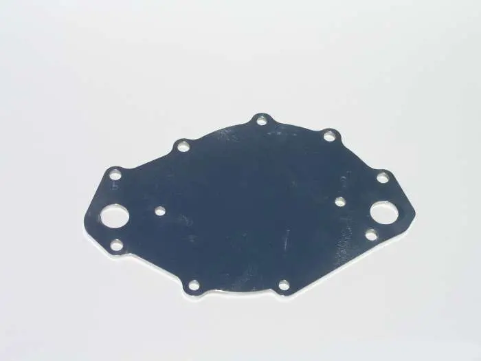 Meziere Wp109U Bbf Polished Aluminum Back Plate – Compatible With Big Block Ford Pumps 1