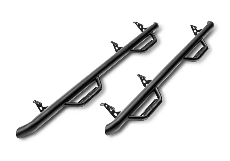 N-Fab F0084E-Tx Black Nerf Steps – Two-Piece Side Step Kit For 2000–2005 Ford Excursion 1