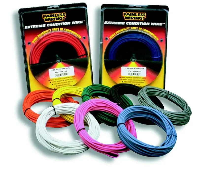 Painless Wiring Txl Primary Wire – 14 Awg, Purple, 25-Foot Spool (71812) 1