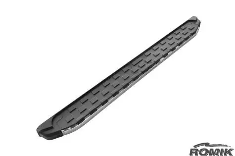 Romik Rec-P Polished Side Steps – Running Boards For 2007–2010 Porsche Cayenne Suv 1