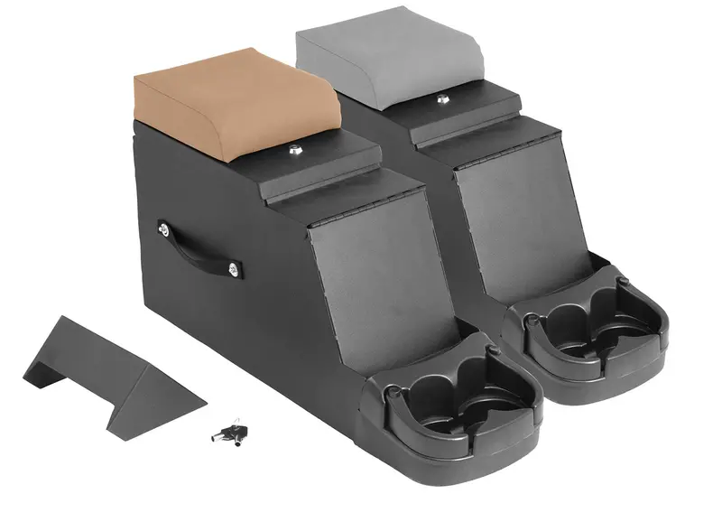 Rugged Ridge 13104.37 Textured Spice Steel Center Console – 27" L × 9" W × 16" H 1