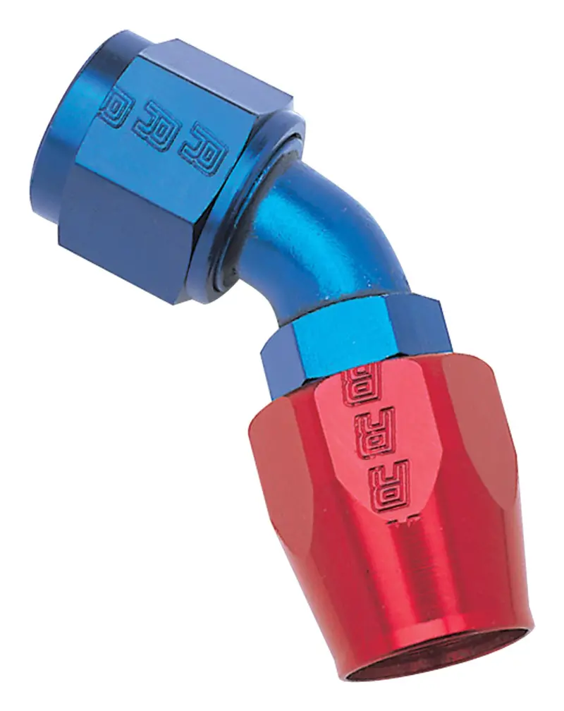 Russell 610118 Full-Flow 45° Swivel Hose End – Standard Radius, 1/4" Npt Fitting 1