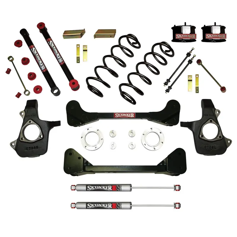 Skyjacker C7360Sk-M 4-Inch Suspension Lift Kit – Includes M95 Performance Shocks, Knuckles & Front Spacers For 2007–2013 Tahoe/Avalanche/Suburban/Yukon Xl 1500 1