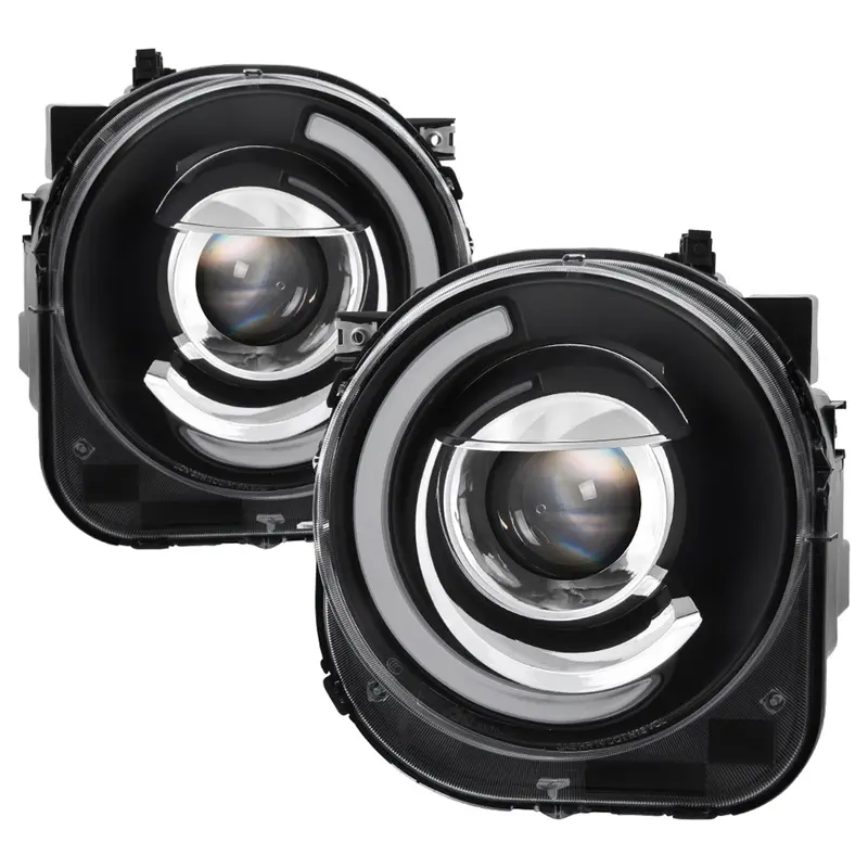Spyder Auto Xtune Projector Headlights With Drl Bar – 9039720 (Black Finish) 1