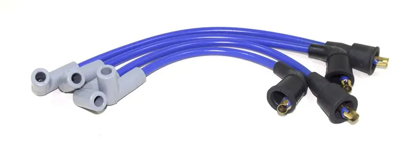 Taylor Cable Thundervolt 8.2Mm Spiro-Wound Ignition Wire Set – Custom-Fit, 90-Degree Boots, Blue 1