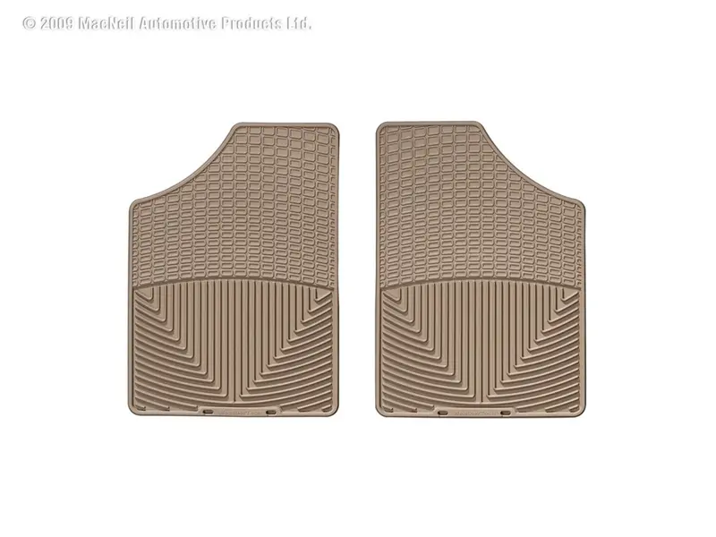 Weathertech All-Weather Floor Mats – Tan Front Set With Precision Fit 1