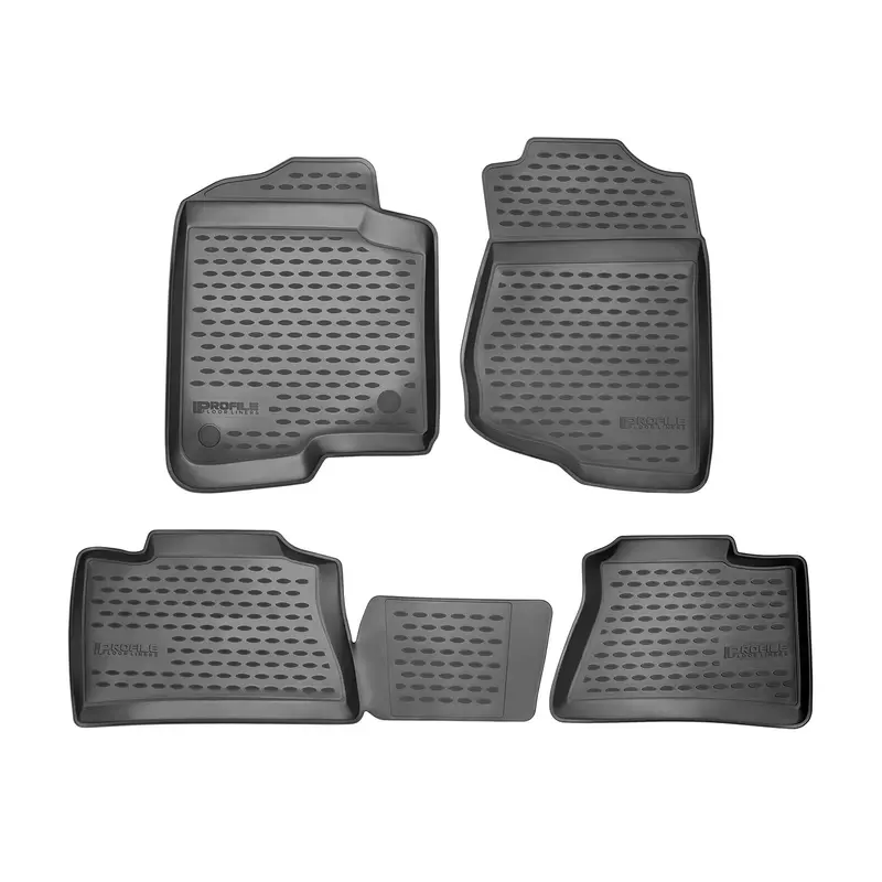 Westin 74-02-41002 Profile Black 4-Piece Floor Liner Set – Front & Rear 1