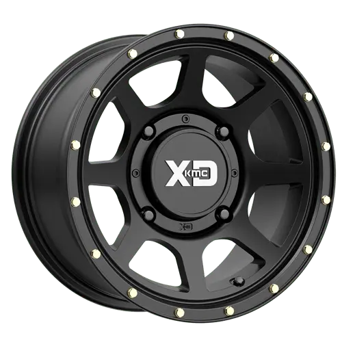 Xd Powersports Xs13456040738 Xs134 15X6 Inch Black Alloy Wheel – 4X110 Bolt Pattern, 38Mm Offset 1